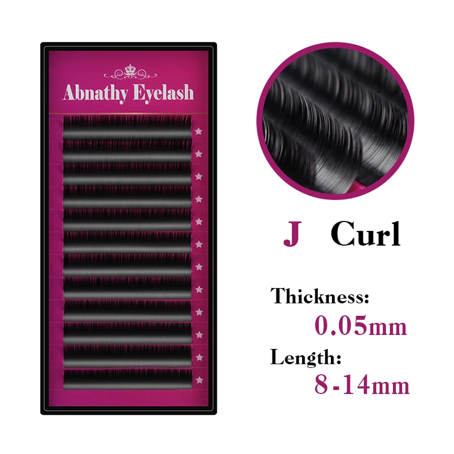 

Charming Lashes 0.05 J Curl False Fake Mink Eyelash Extension Individual Eye Lashes Thin and Soft Tray Lashes Free Shipping