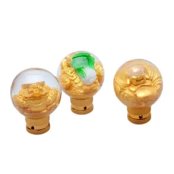 

for universal Gear Shift Knob Popular Hit for AT MT Shifter Lever 3 Aadapters Cool gift Funny Automobil Shift Knob