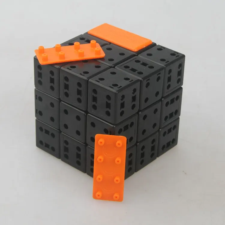 3x3x3 Magic Cube DIY с Пластик Цвет Наклейки Логические головоломки Cube для Magic Cube