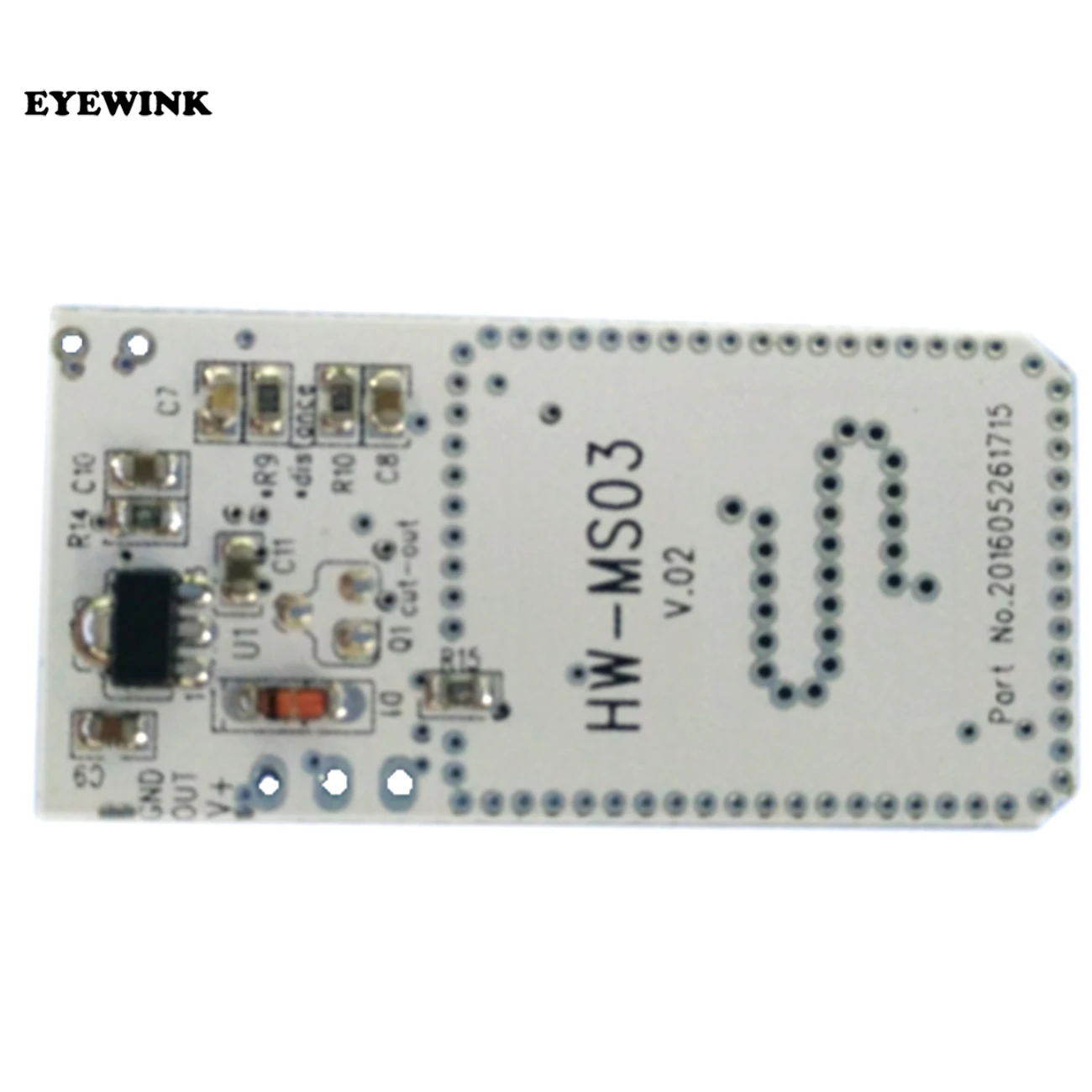 

New High Performance 24GHz Radar Sensors The Latest Microwave Radar Module HW-MS03 Small Size Mixture Electric Module Board