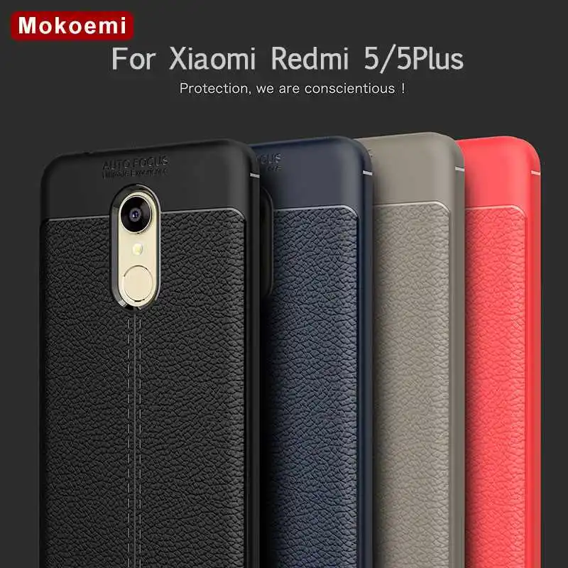 Модный противоударный мягкий чехол Mokoemi с рисунком личи 5,7 дюйма для Xiaomi Redmi 5, чехол для Xiaomi Redmi 5 Plus, чехол для телефона