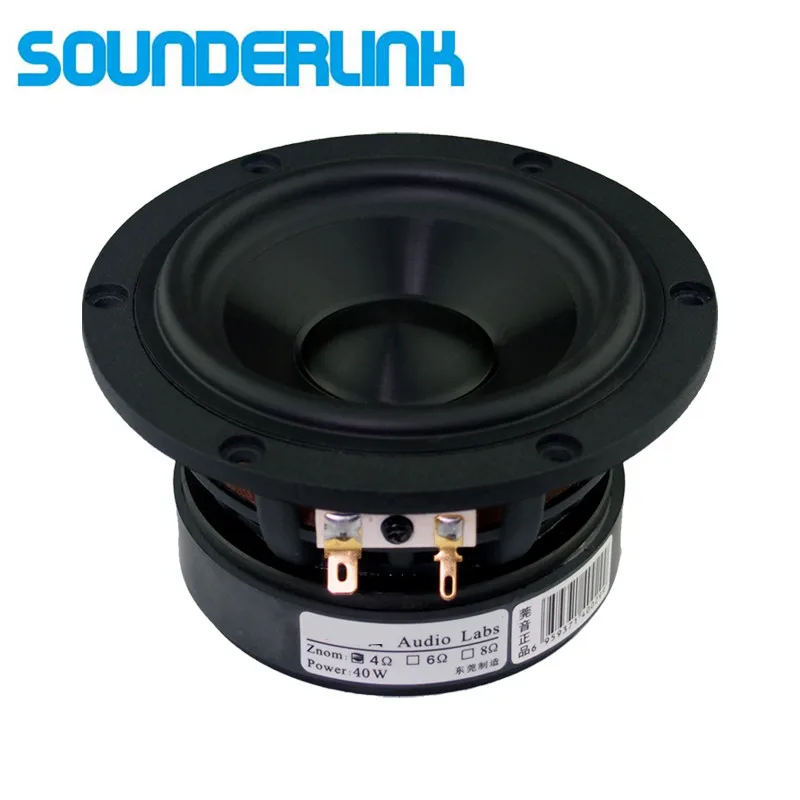 2PCS/LOT Audio Labs woofer Top end 4 inch Cast aluminum frame Bass subwoofer driver transducer speaker midrange Diy monitor 2pcs lot cx20585 11z audio driver