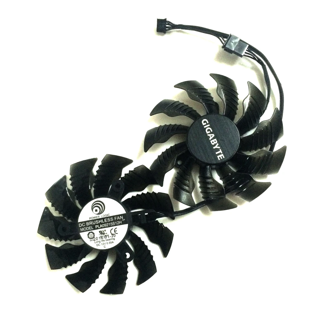 2 шт./компл. GPU радиатор Графика карты вентиляторы для REDEON R9 390X GIGABYTE GV R939XG1 GAMING 8GD R939G1