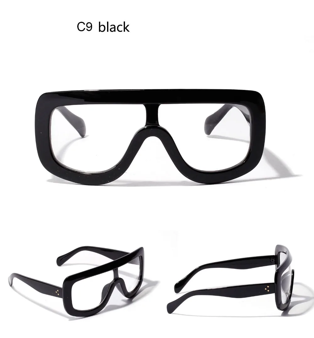 WHO CUTIE, негабаритные солнцезащитные очки для женщин, фирменный дизайн, щит, большая оправа, плоский верх, градиентные линзы, солнцезащитные очки, оттенки для девушек, OM87B