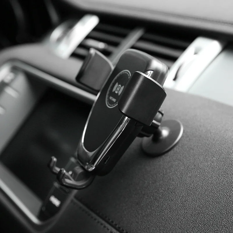 

USB Real Fast Qi Wireless Charging Charger 360 Degree Rotatable Car Air Outlet Holder for iPhone Samsung Mobile Phone Chargers