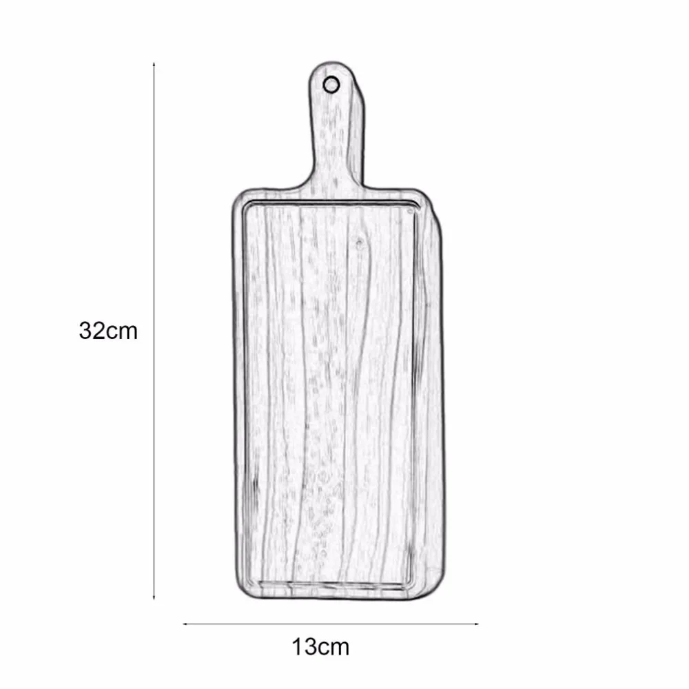 1 шт. натуральные кухонные Разделочные Блоки поддон для хлеба с ручкой для выпечки разделочная доска деревянная доска ручной работы кухонные аксессуары