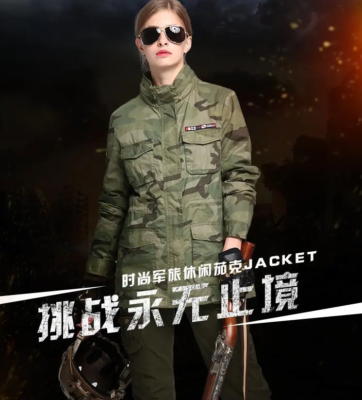 Куртка в стиле милитари, Новое поступление, женская теплая куртка размера плюс, камуфляжная куртка с принтом, женские куртки Wq922