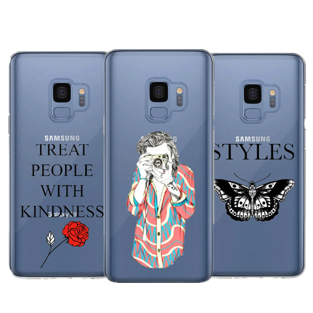 Гарри Стайл относится к людям с добротой Чехлы для Samsung S5 S6 S7 Edge S8 S9 Plus J5 J7 A5 A7 2017 A6 A8