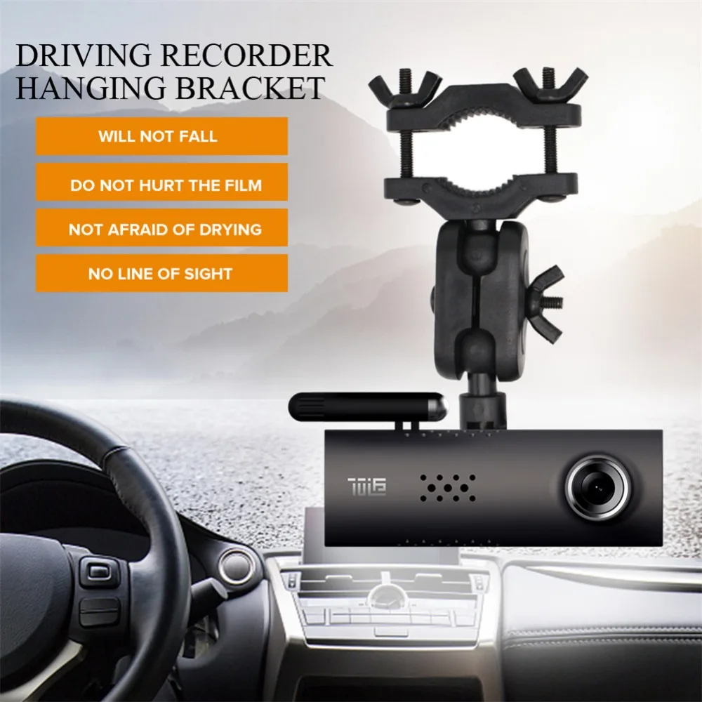 

Car Rearview Mirror Driving Recorder Bracket Holder for Xiaomi DVR 70 Minutes Wifi Cam Mount 360 Degree Rotating Support Holder