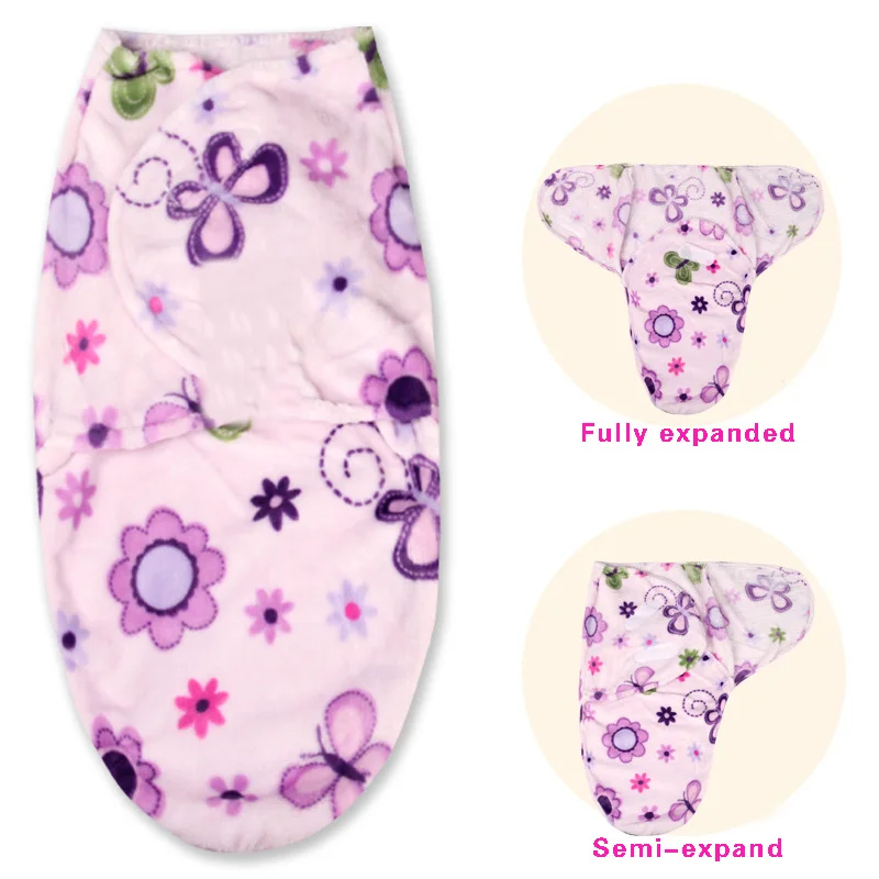 

Newborn Swaddle Wrap Flannel Envelopes for Newborns Blanket Swaddling Baby Soft Sleepsack Sleeping Bag Swaddle Infant Bedding