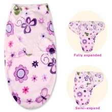 Buy Newborn Swaddle Wrap Flannel Envelopes for Newborns Blanket Swaddling Baby Soft Sleepsack Sleeping Bag Swaddle Infant Bedding Free Shipping