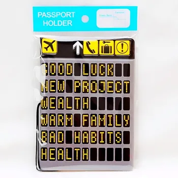 

Popular Latest Passport Cover,PU Leather Size is Suitable For The Passport Holder Of Each Country 14*9.6CM-Creative letter logo