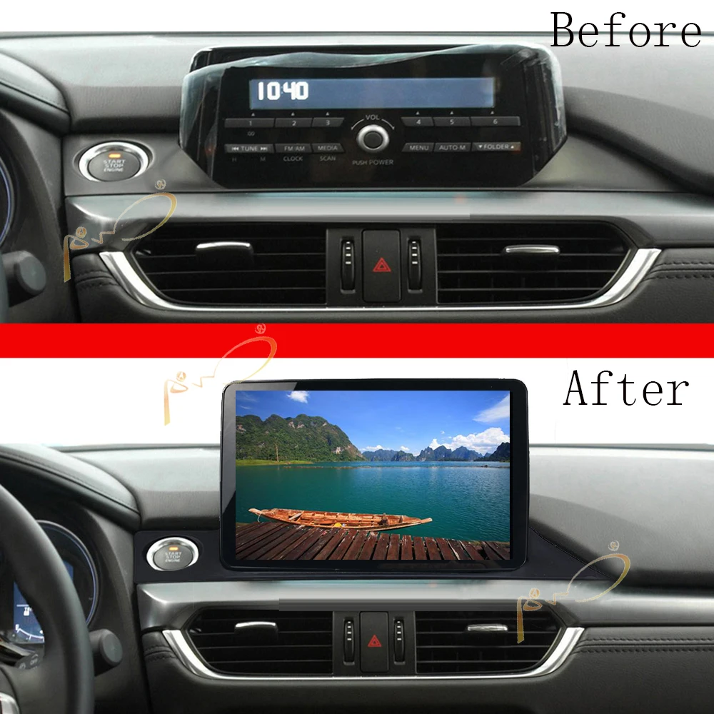 Cheap Android 8.1 Car Radio GPS Navigation for Mazda 6 Atenza 2017 Multimedia Player Car Stereo Audio Headunit Video WIFI 2