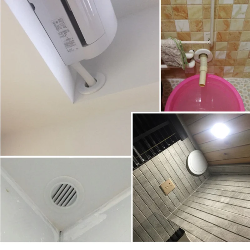 40-70mm Plastic wall Wire hole cover Air-conditioning pipe plug dust cover decorative grommet Cable protector Furniture Hardware