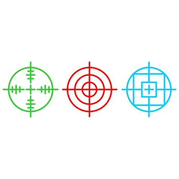 סט מדבקות בול פגיעה - צבעוני