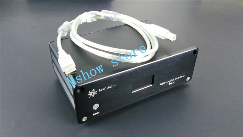 Mshow 2017 Amanero USB цифровой инферфэсе преобразовать DSD512 к SPDIF OPT AES/EBU I2S IIS Дисплей hifi