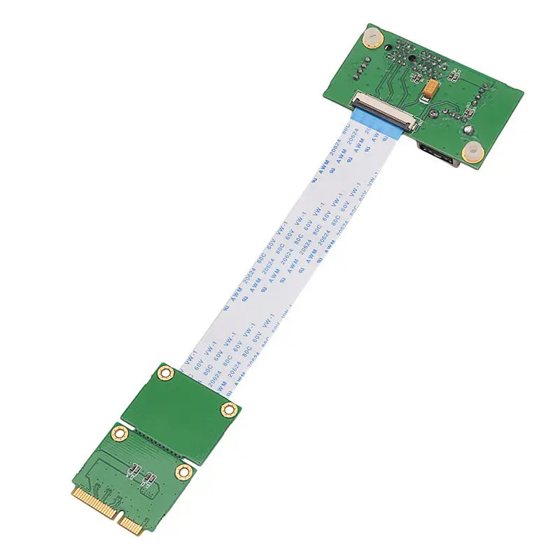 Мини PCI-E к PCI-E Express 1X удлинитель адаптер с USB Riser Card