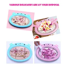 Мини-мороженое, жареная машина для льда, поднос, домашнее мороженое йогурт, машина для приготовления прессформы, стильный popsicle Quick Sand A40