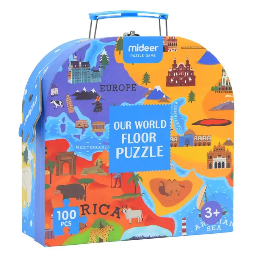 100 PCS World Map Children's Toys Puzzle Large Paper Educational Toy Mat Suitable For Kids Gifts 100 PCS World Map Children's Toys Puzzle Large Paper Educational Toy Mat Suitable For Kids Gifts