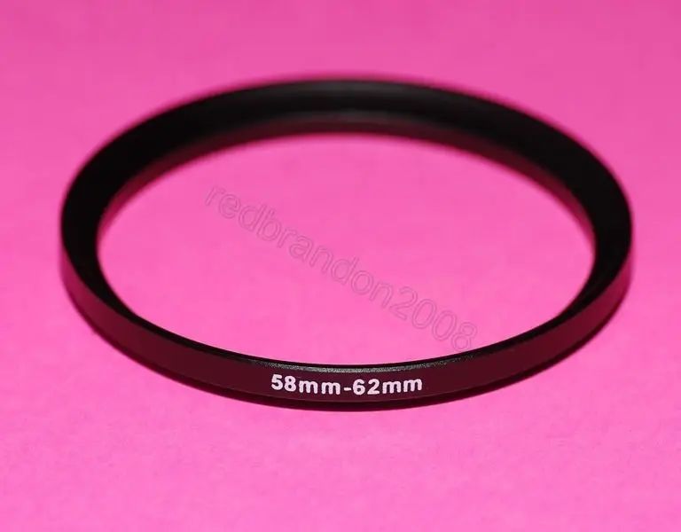58mm to 62mm Step Up Adapter Ring Step Up Lens Filter Ring Adapter fits