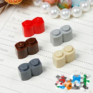 

Elements Brick Parts 30136 Brick Modified 1 x 2 Log Classic Piece Building Block Toy Accessory Bricklink No.342