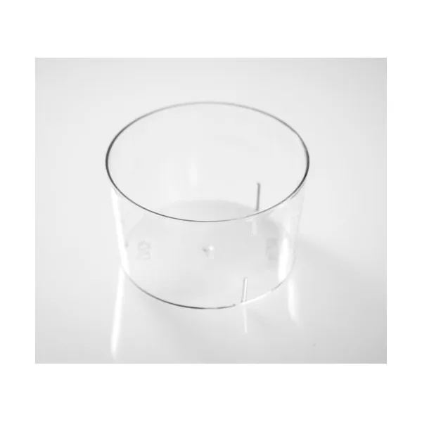 Акция-вечерние принадлежности для свадьбы, одноразовая пластиковая посуда, 68*46 мм/100 мл круглая миска для закусок, 10/упаковка