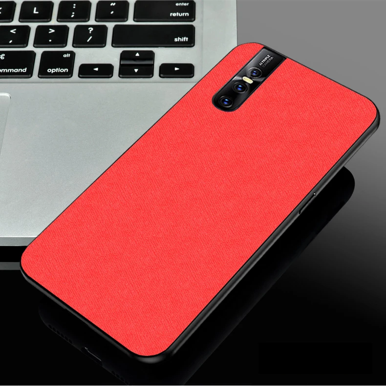 vivo v15 pro Case Cloth Matte TPU Silicone Cover Bumper Back cases For vivo v15 full cover shell