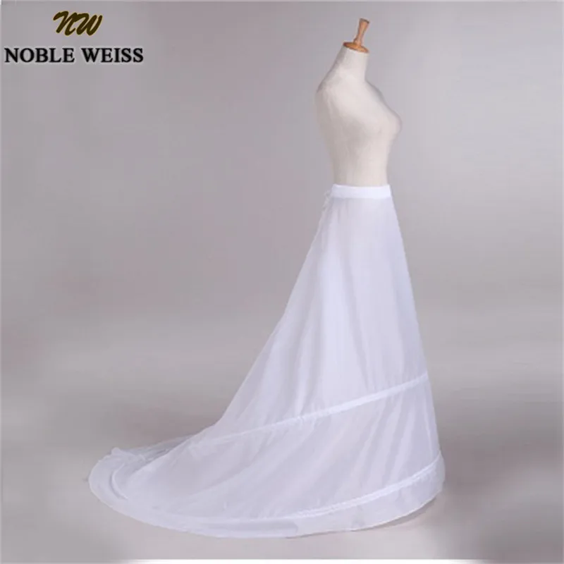Благородная Нижняя юбка WEISS свадебная слипоны свадебные аксессуары Chemise 2 обруча