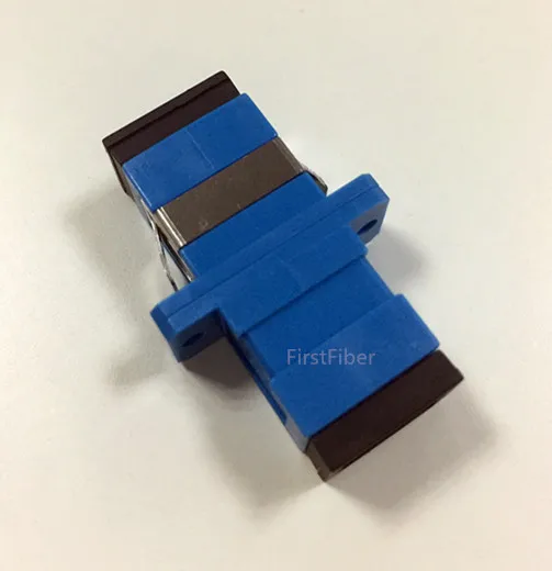 Одномодовый пластиковый оптоволоконный адаптер FirstFiber SC/UPC К