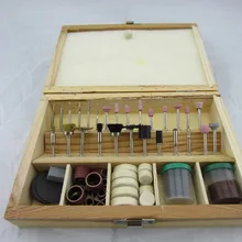 Роторный шлифовальный комплект для полировки, ювелирные аксессуары для полировки wth деревянный корпус стоматологический резьбовой маркировочная дрель инструмент