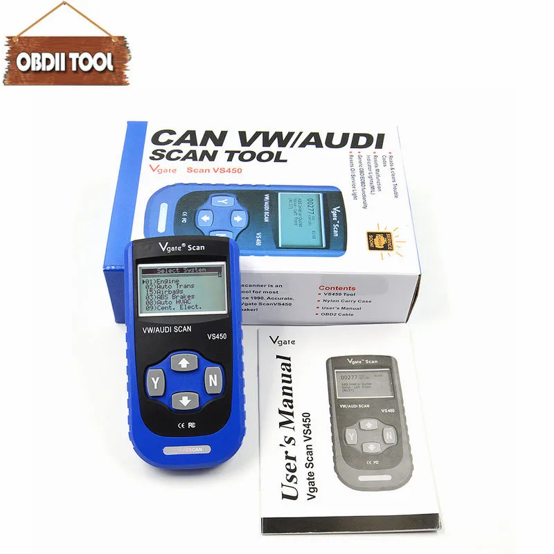 

2019 Vgate VS450 CAN OBDII Scan Tool Car OBD2 Scanner Automotive Diagnostic