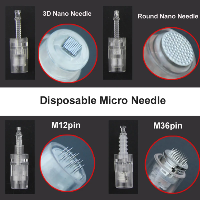 Электрическая Дерма Ручка иглы байонет MYM картридж 12 Pin 36 Pin 3D микро нано круглый для авто микроиглы Дерма ручка наконечники машины