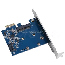 PCI-E PCIe для mSATA SSD и SATA 3,0 комбинированный удлинитель адаптера 6,0 Гбит/с и Прямая поставка