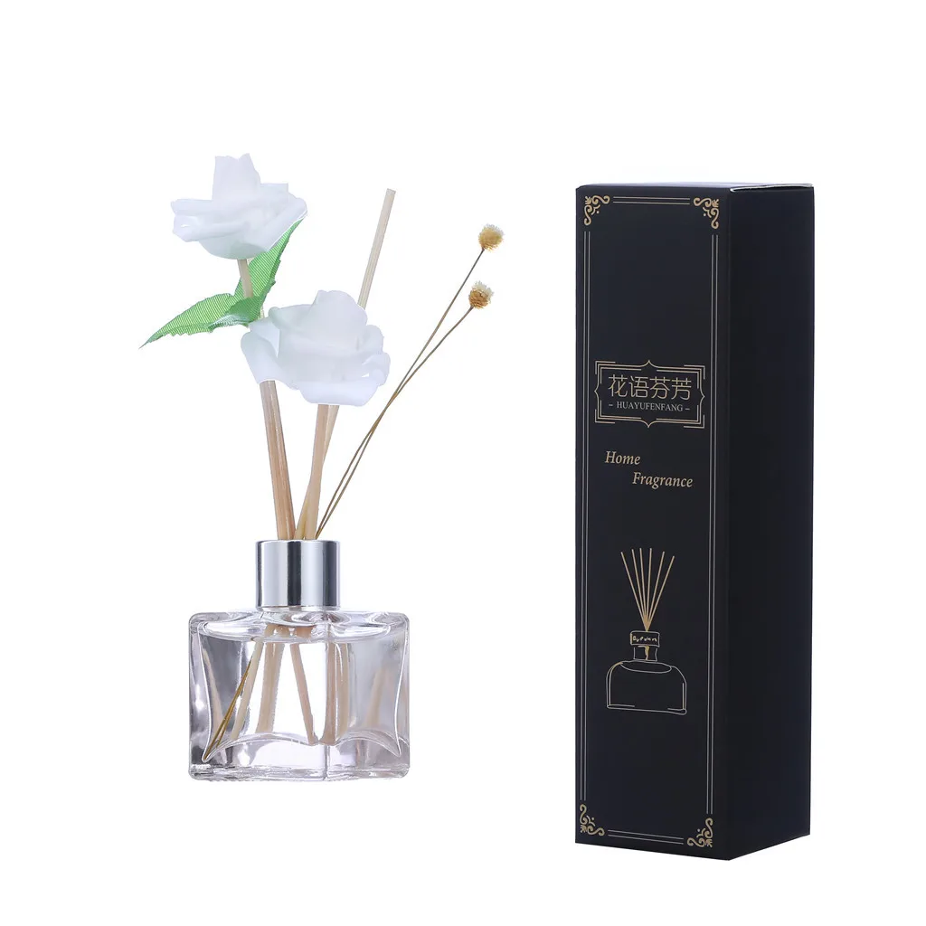 

Reed Fragrance Oil Diffusers with Natural Sticks, Glass Bottle and Scented Oil 50ML aromatherapy essential oil set #1/6