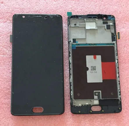 

LCD screen Display+Touch  Digitizer with frame For OnePlus 3 OnePlus Three A3000 A3003 EU version Black/ White  free shipping