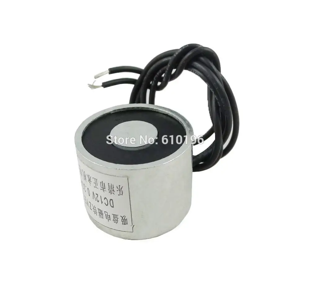 

10PCS/LOT DC12V 4W Electric Lifting Magnet 11LB 5Kg Holding Electromagnet Lift Solenoid
