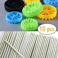 Шестерни Вал Металл Модель оси двигатель вал коробки передач полосы серебро 2*100 мм 2*100 мост металический вал зубчатой передачи сильный - изображение