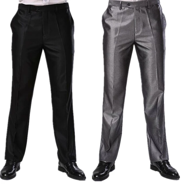 Men Trousers Two Colors Formal Business Dress Pants Big
