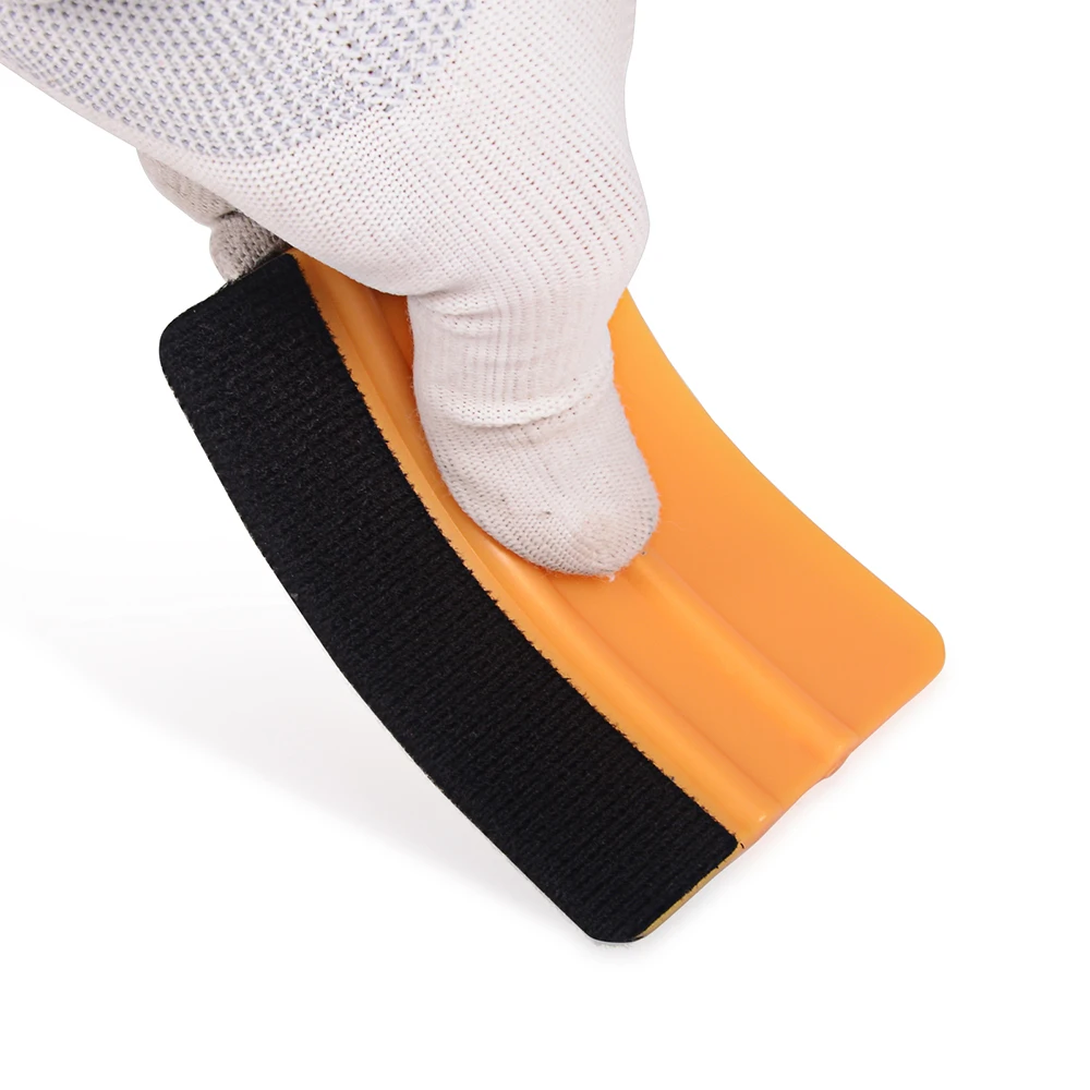 10Pcs Vinyl Film Car Wrapping Scraper Carbon Fiber Fabric Felt Squeegee Decal Sticker Installation Tool Window Tints