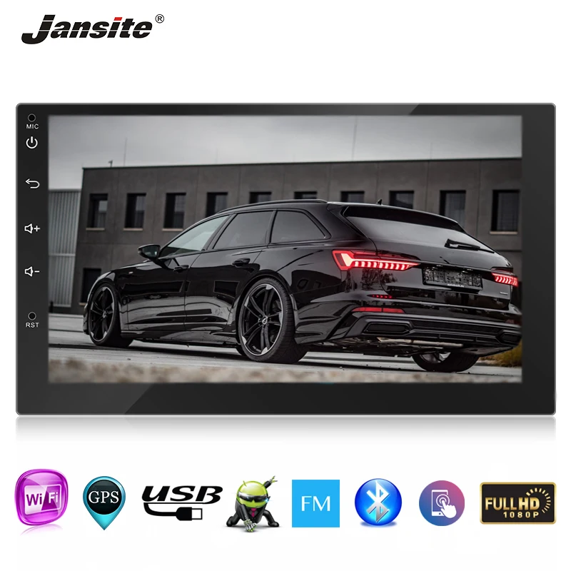 

Jansite 7" Car Android 8.1 Radio Player with Backup camera GPS Navigation Wifi Function for Car Multimedia player Stereo radio