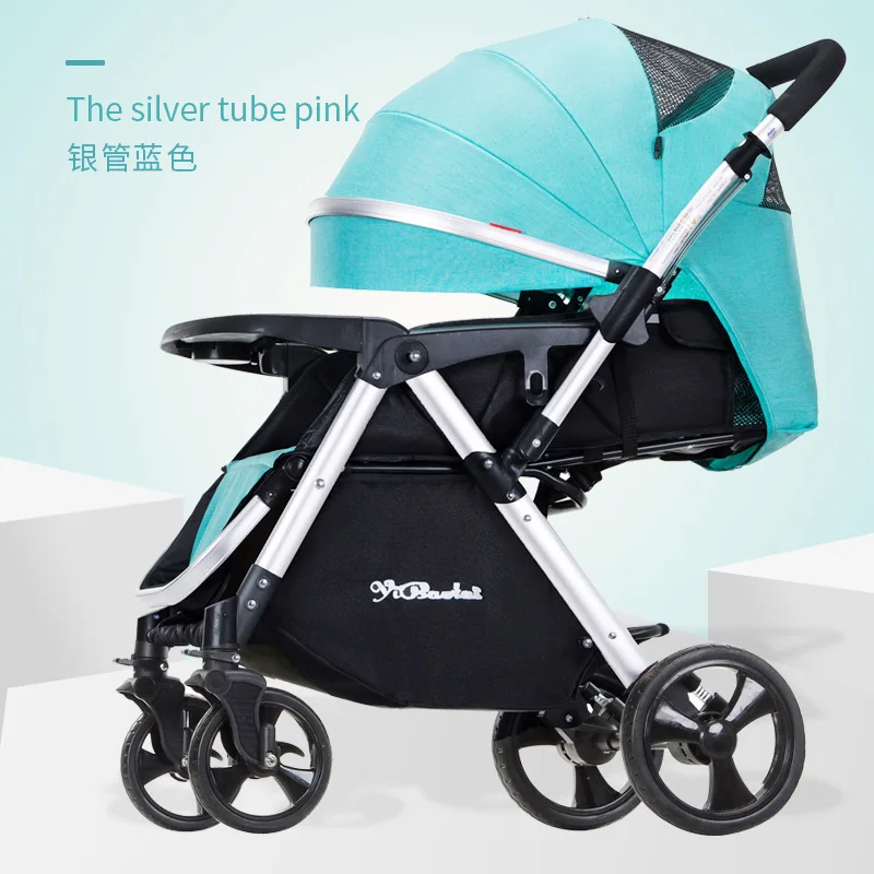 

high quality baby stroller two way four wheel strollers for baby large space umbrella stroller universal front wheel