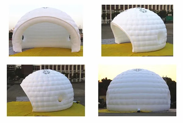 

Free shipping diameter 6m inflatable air dome tent for sale