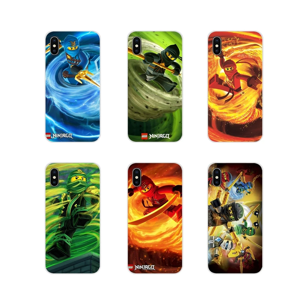 Lego ninjago kai для Xiaomi Mi6 A1 5X 6X Redmi Note 5 5A 4X 4A 4 3 Plus Pro pocophone F1 аксессуары чехлы