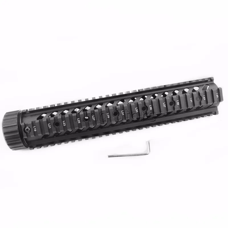 Высокое качество Тактический M4 AR15 свободном 12 дюймов Handguard Quad Rail. 223/5. 56 Пикатинни Сфера горе Float рук гвардии