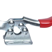 10 шт./лот ручной инструмент тогл зажим 201A, горизонтальная арматура, быстрое крепление и зажима, тиски ЧПУ