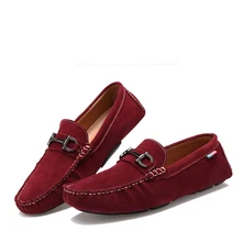 Новые Красивые Для мужчин Пояса из натуральной кожи Туфли без каблуков модные Для мужчин Крутая обувь Мокасины Лоферы для женщин из высококачественной замши drivng Обувь Zapatos D21