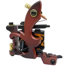 Новый Татуировки Ручной Taty Coil Gun 10 Обертывания Поставки MZZ020-2