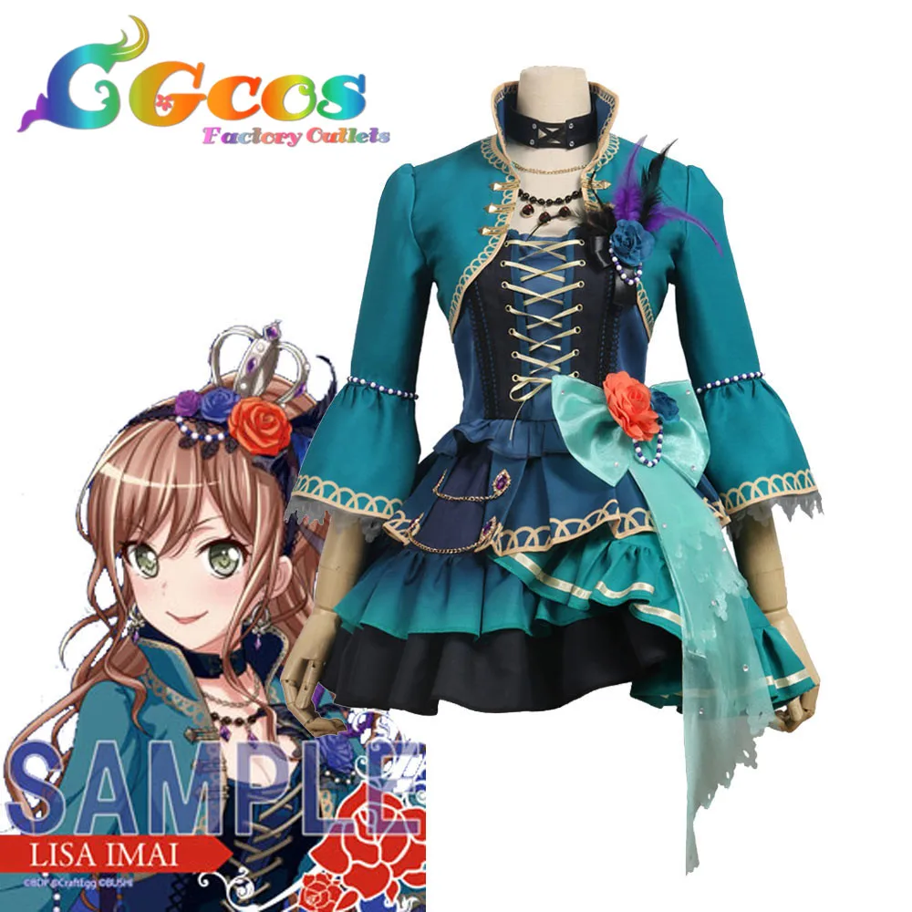 CGCOS Бесплатная доставка Косплей Костюм COS BanG Dream! Roselia опера пустоши Лизы Имаи
