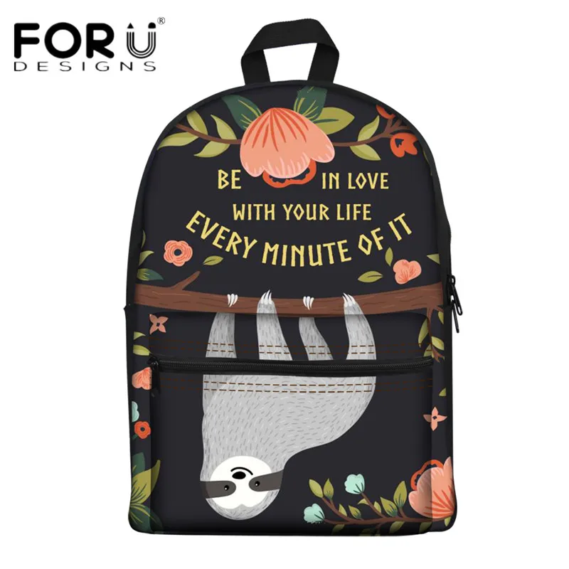 sloth school backpack