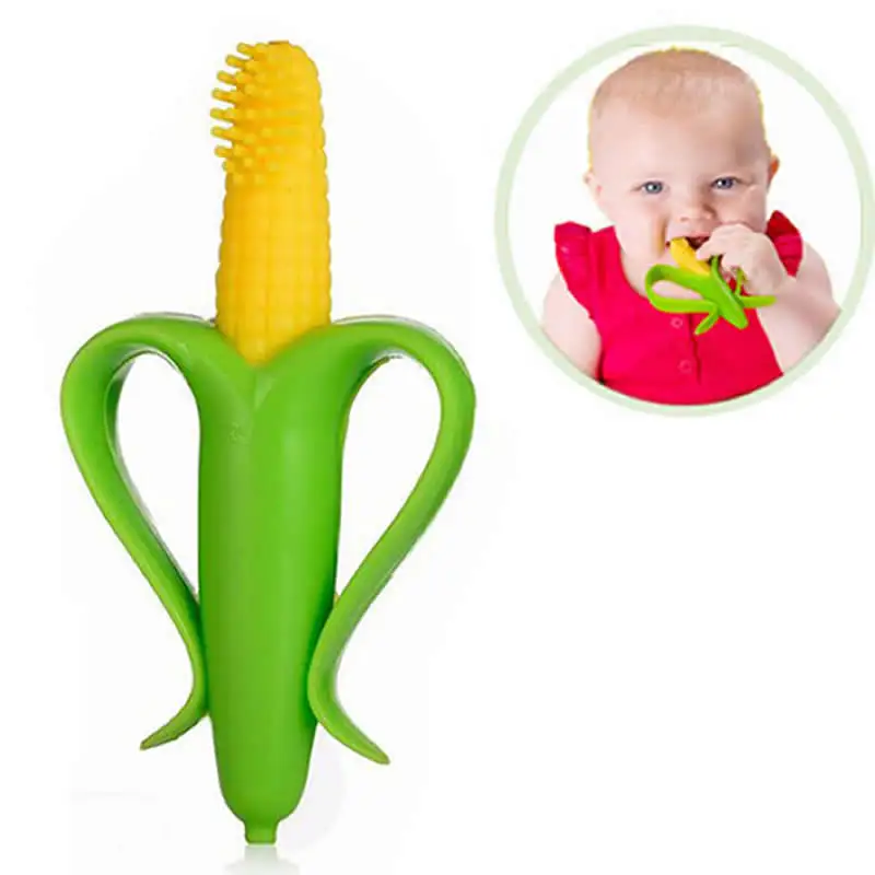 Baby teether Toothbrush Teething missile silicone baby teether Stick Chews Teething Rings hygiene Baby toys care